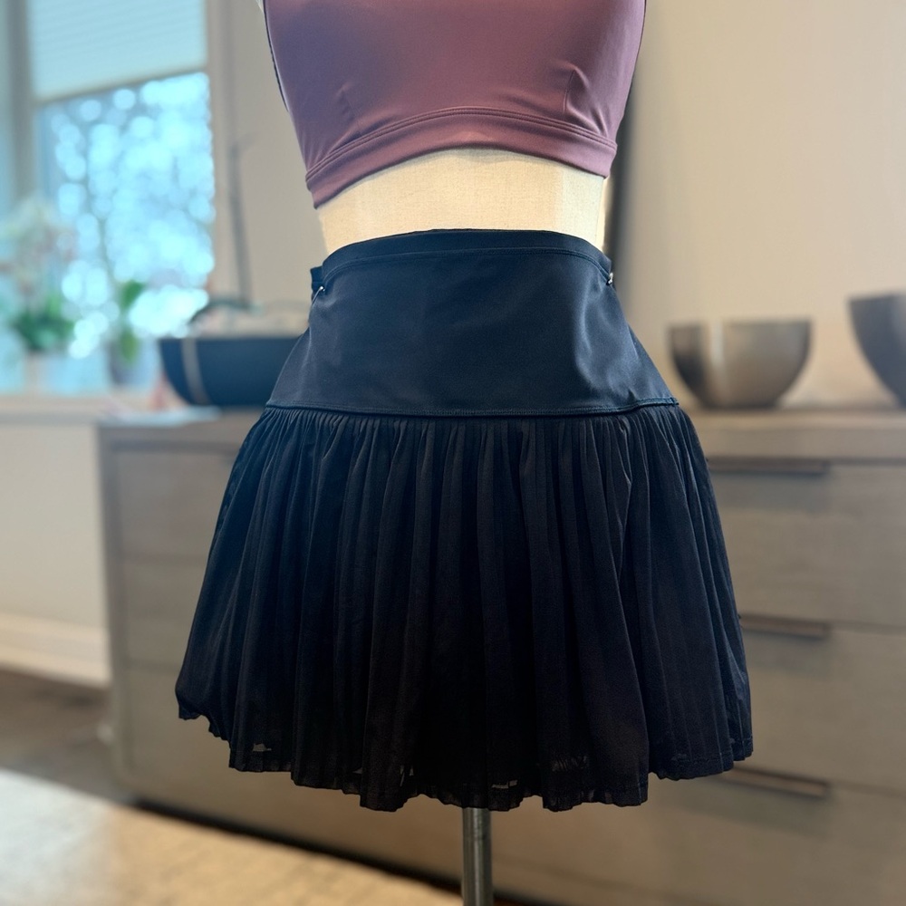 Athleta Black Mini Tennis Skirt